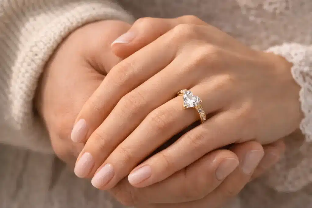 anillo corazon lady gaga